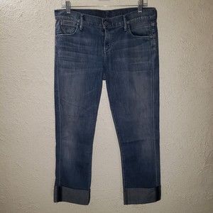 Citizens of Humanity Sz 29 Dani Cropped Straight Leg Capri Women's Blue Jeans
